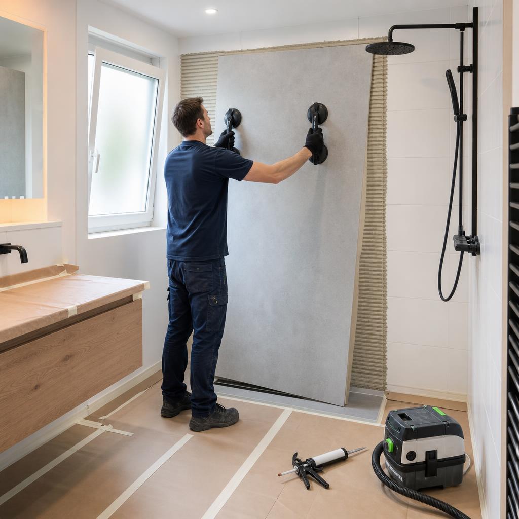 Badkamer renovatie zonder breekwerk