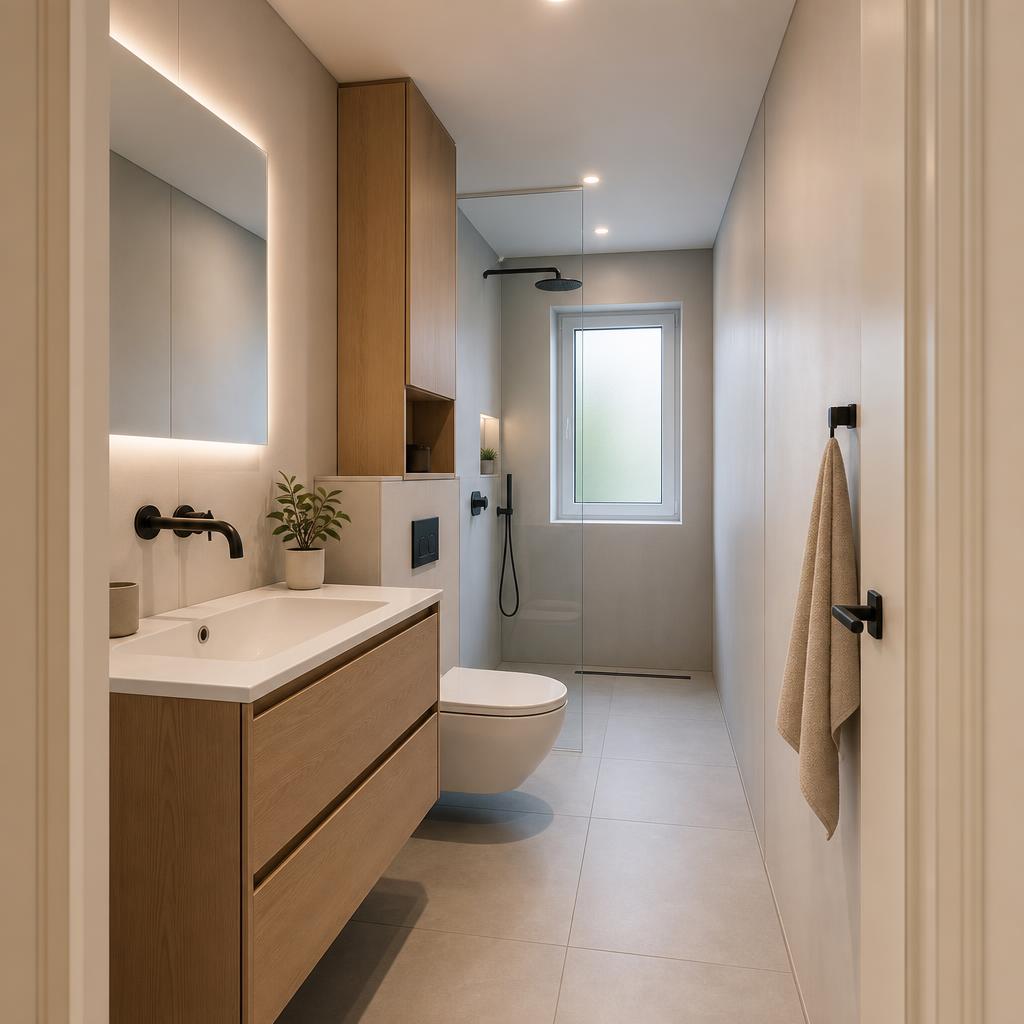 Indeling kleine badkamer