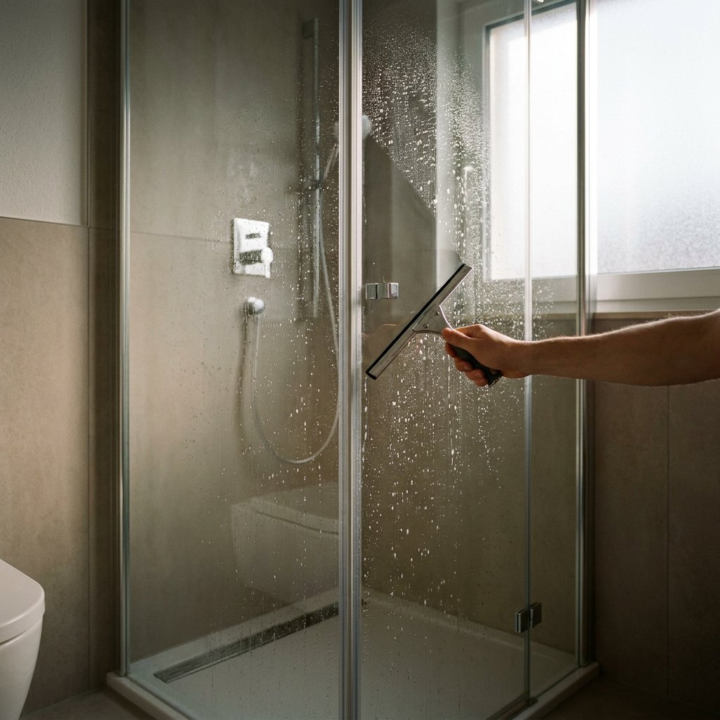 Inloopdouche schoonmaken