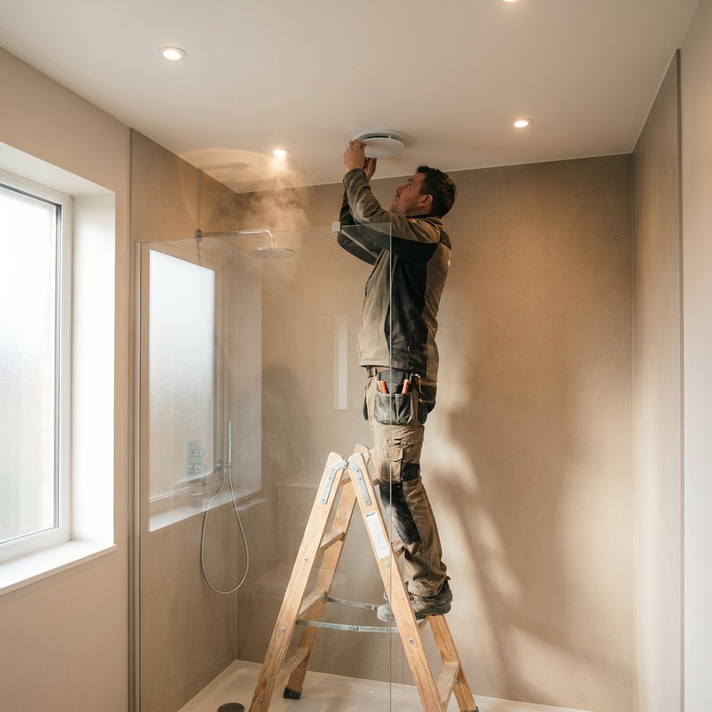 Ventilatie badkamer renovatie